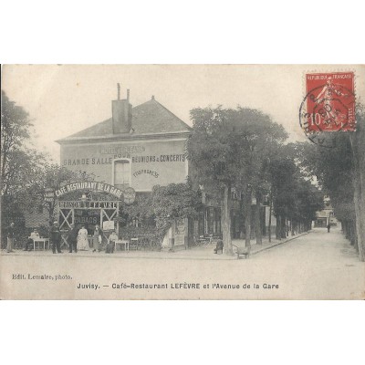 Juvisy - Café-Restaurant Lefrévre et av de la Gare
